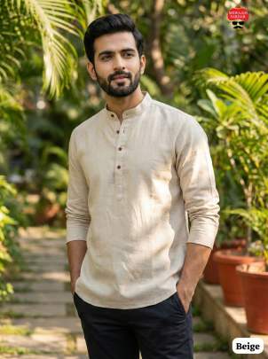 Casual wear Linen Short kurta