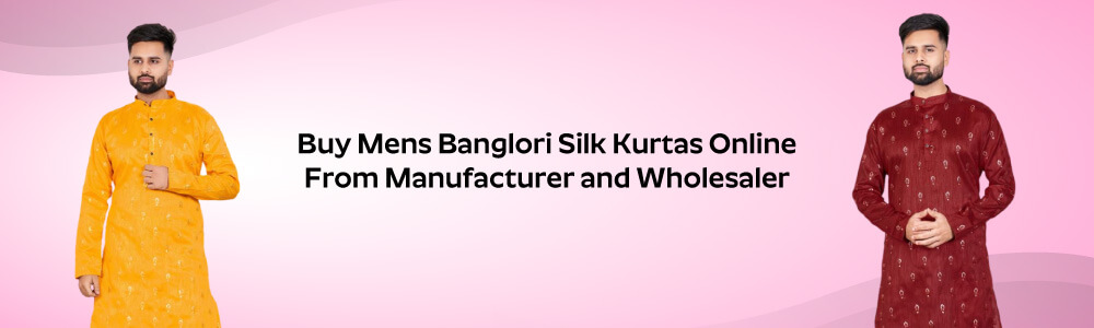 mens banglori silk kurta